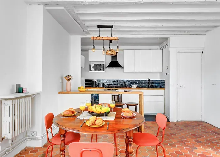 شقة Serenty - Bright 1br Near Bastille & Marais